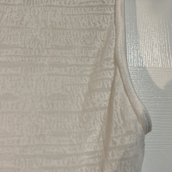Helmut Lang Sheer Knit Boxy Tank Top - Picture 5 of 7